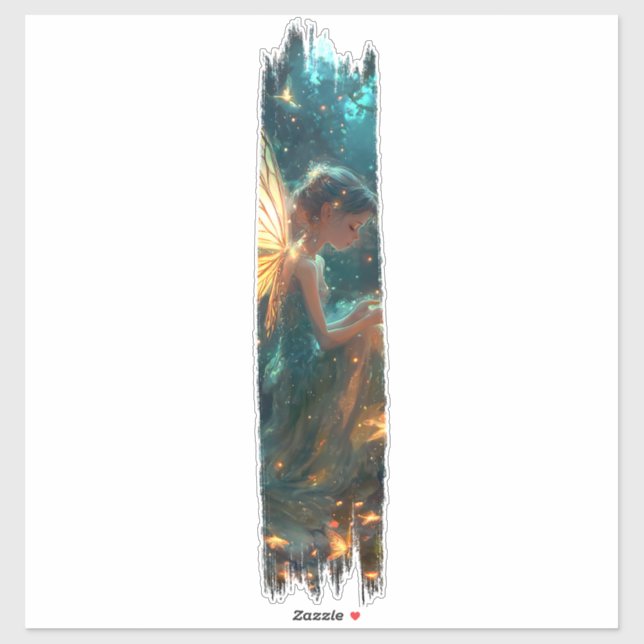 Enchanted Forest Fairy Brushstroke Paint  (Sheet)