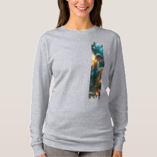 Enchanted Forest Fairy Brushstroke Paint  T-Shirt