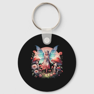 Enchanted Forest Fairy Fantasy Mystical Butterfly Key Ring