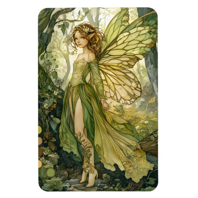 Enchanted Forest Fairy Magnet (Vertical)