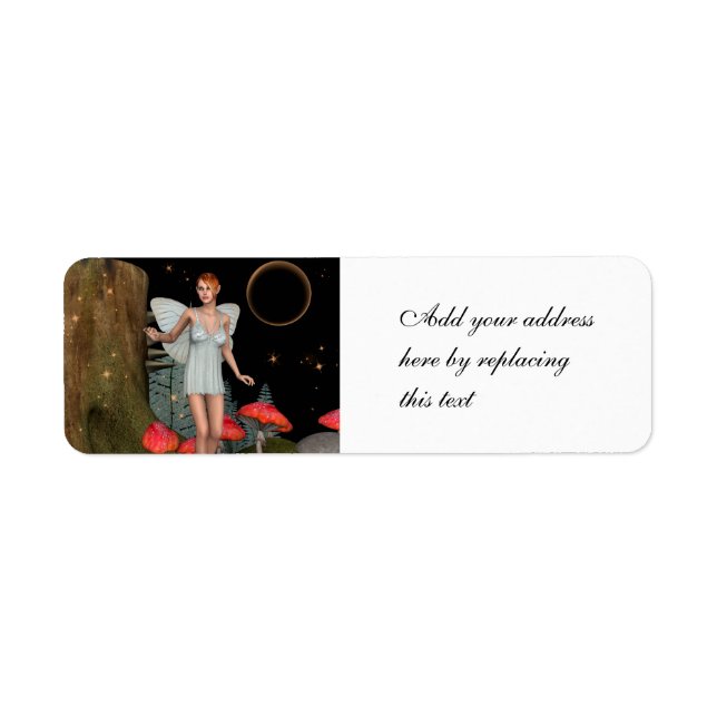 Enchanted Forest Fairy Mushroom Fantasy Art (Front)