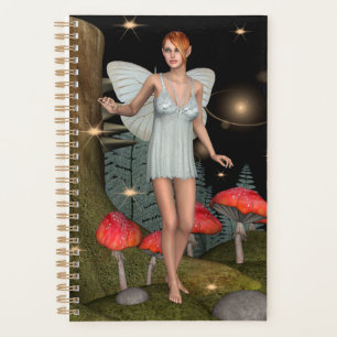 Enchanted Forest Fairy Mushroom Fantasy Art Planner