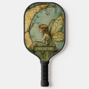 Enchanted Forest Fairy Personalised  Pickleball Paddle