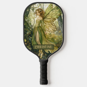 Enchanted Forest Fairy Personalized  Pickleball Paddle