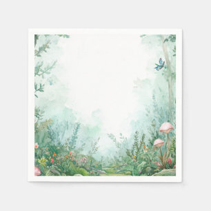 Enchanted Forest Fairytale Forest Baby Shower Napkin