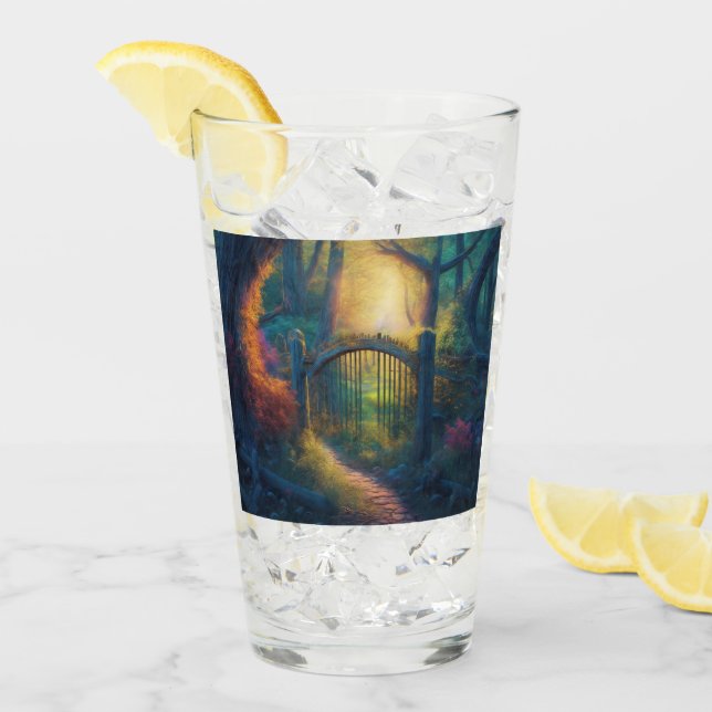 Enchanted Forest Garden | Digital Art   Glass (Front Ice)