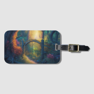 Enchanted Forest Garden Digital Art Luggage Tag
