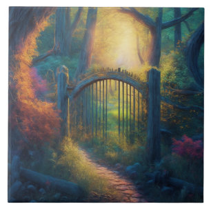 Enchanted Forest Garden     Tile