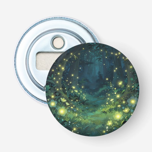 Enchanted Forest Glow Magical Night Bottle Opener (Front)