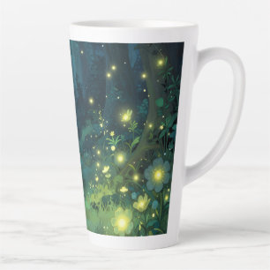 Enchanted Forest Glow Magical Night Latte Mug