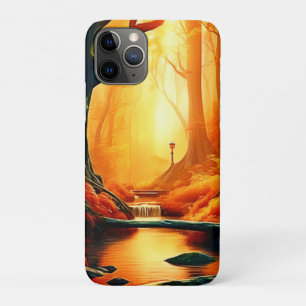 Enchanted Forest Golden Glow iPhone 11 Pro Case