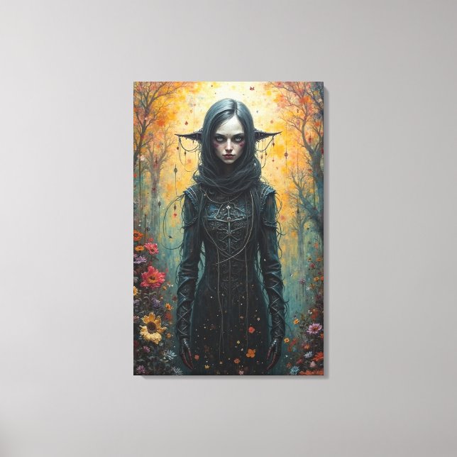Enchanted Forest Guardian Canvas Print (Front)
