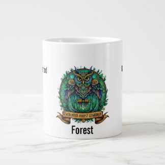 Enchanted Forest Guardian Large Coffee Mug