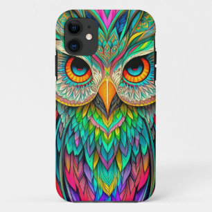 Enchanted Forest Guardian: Owl iPhone Cover" iPhone 11 Case