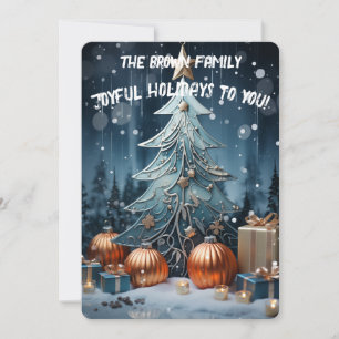 Enchanted Forest Holiday  Card