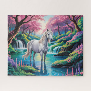 Enchanted Forest Horse Jigsaw Puzzle