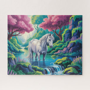 Enchanted Forest Horse Jigsaw Puzzle