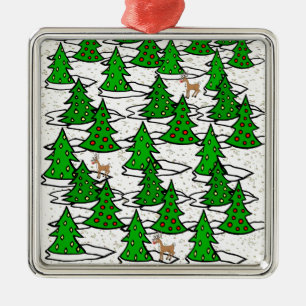 Enchanted Forest - Metal Tree Decoration