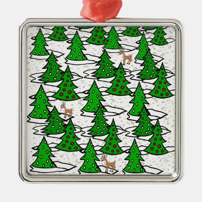 Enchanted Forest - Metal Tree Decoration (Front)