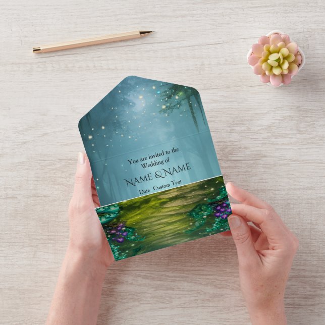 Enchanted Forest Mist All In One Invitation (Video)