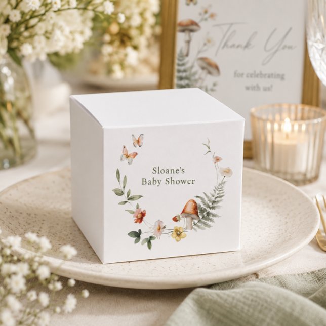 Enchanted Forest Mushroom Bridal Shower Favour Box (Creator Uploaded)