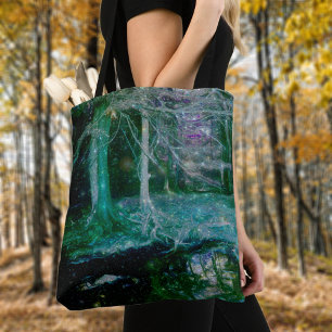 Enchanted Forest Mystical Fantasy Art Tote Bag