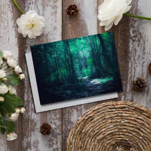 Enchanted Forest Mystical Woodland Nature Photo Card