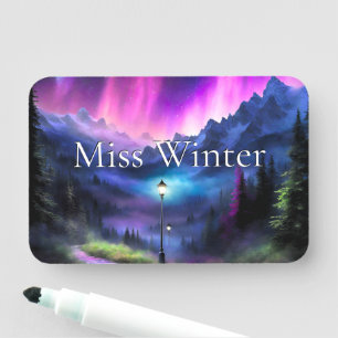 Enchanted Forest Name Tag