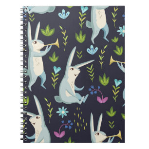 Enchanted Forest: Nature-Inspired Seamless Pattern Notebook