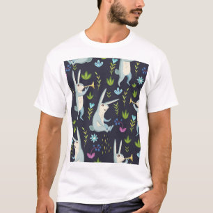 Enchanted Forest: Nature-Inspired Seamless Pattern T-Shirt