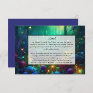 Enchanted Forest of Radiant Jewels Enclosure Card