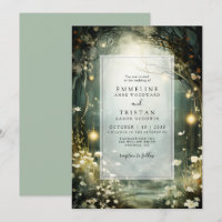 Enchanted Forest Path Of Flowers Green Wedding