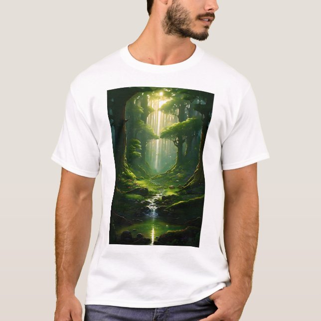 Enchanted Forest Pathway T-Shirt (Front)