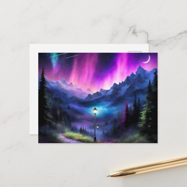 Enchanted Forest Postcard (Front/Back In Situ)