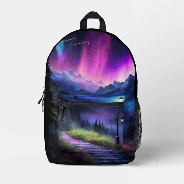 Enchanted Forest Printed Backpack (Front)