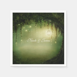 Enchanted Forest Rustic Enchanted Wedding Napkins