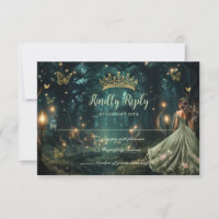 Enchanted Forest Sage Green Dress Quinceañera 