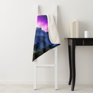 Enchanted Forest Sherpa Blanket