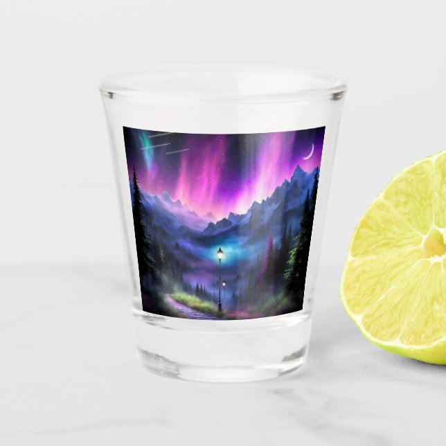 Enchanted Forest Shot Glass (Front)