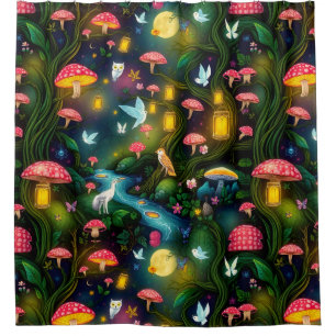 Enchanted Forest Shower Curtain –  Whimsical