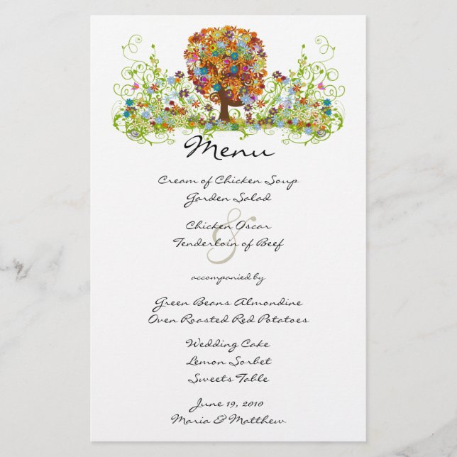 Enchanted Forest Side Branch Wedding (Front)