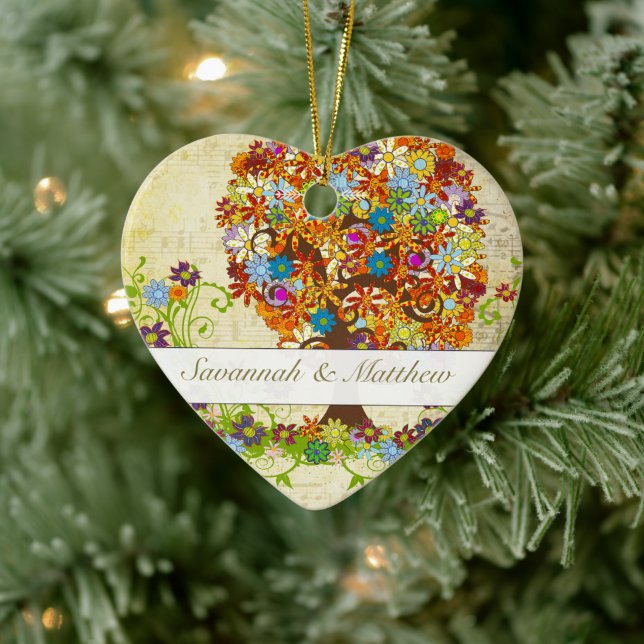 Enchanted Forest Side Branch Wedding Ceramic Tree Decoration (Tree)