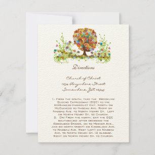 Enchanted Forest Side Branch Wedding Invitation
