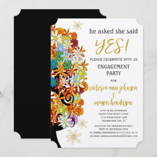 Enchanted Forest Side Branch Wedding Invitations