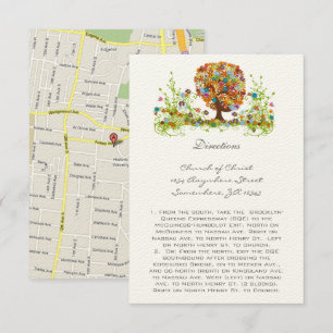 Enchanted Forest Side Branch Wedding Invitations
