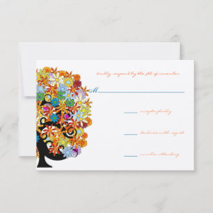 Enchanted Forest Side Branch Wedding Invitations