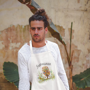 Enchanted Forest Side Branch Wedding Standard Apron
