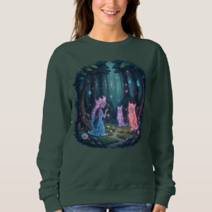 Enchanted Forest Spirits Magical Cottagecore Sweatshirt