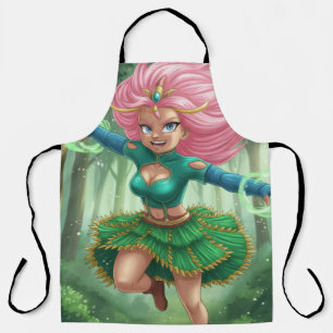 Enchanted Forest Sprint – Anime Fantasy Character  Apron