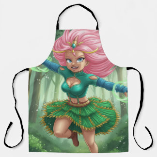 Enchanted Forest Sprint – Anime Fantasy Character  Apron